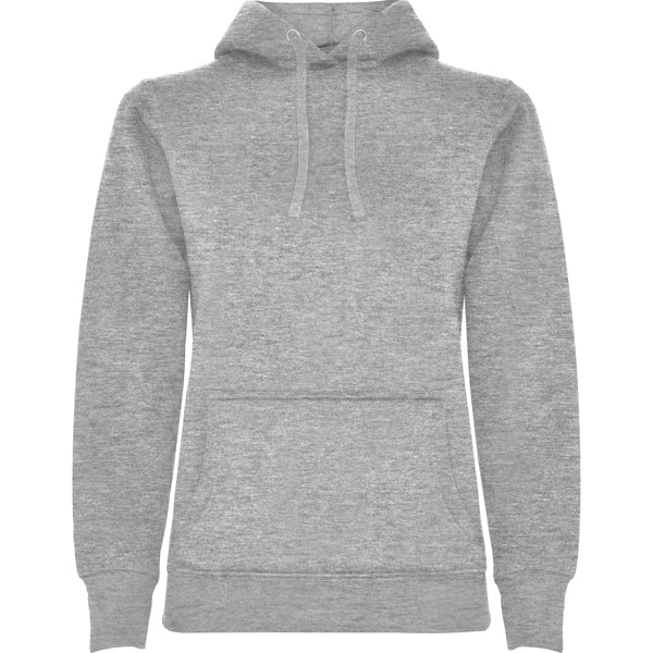 Roly Urban Woman women's hoodie in heather grey, ready for logo printing or embroidery