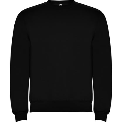 Roly Clasica unisex jumper in black, ready for logo printing or embroidery