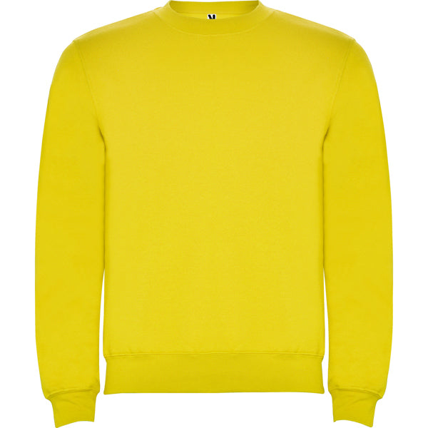 Roly Clasica unisex jumper in yellow, ready for logo printing or embroidery