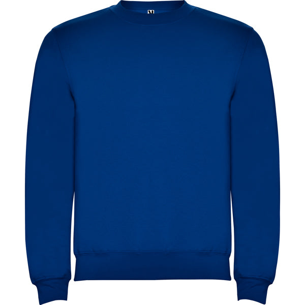 Roly Clasica unisex jumper in royal blue, ready for logo printing or embroidery