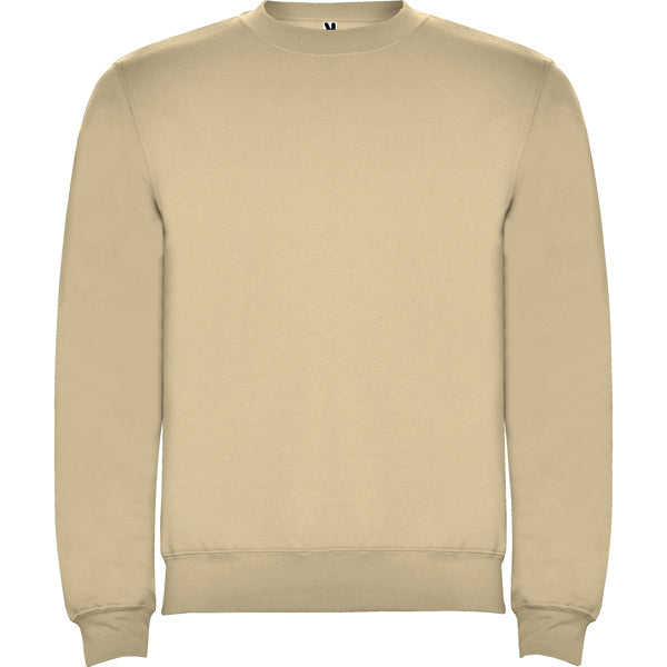 Roly Clasica unisex jumper in sand, ready for logo printing or embroidery
