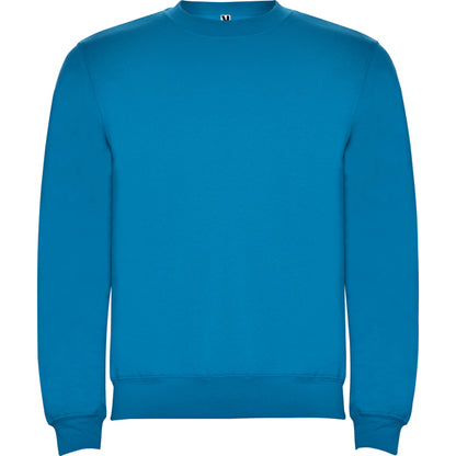 Roly Clasica unisex jumper in ocean blue, ready for logo printing or embroidery