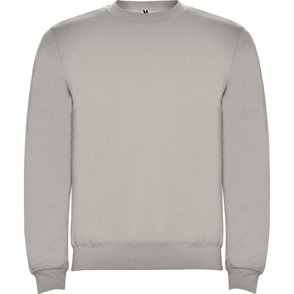 Roly Clasica unisex jumper in stone grey, ready for logo printing or embroidery