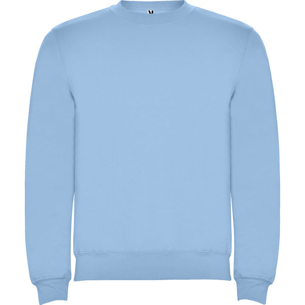 Roly Clasica unisex jumper in sky blue, ready for logo printing or embroidery