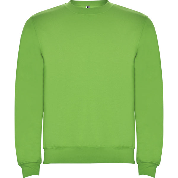 Roly Clasica unisex jumper in oasis green, ready for logo printing or embroidery