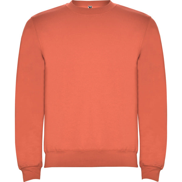 Roly Clasica unisex jumper in coral, ready for logo printing or embroidery