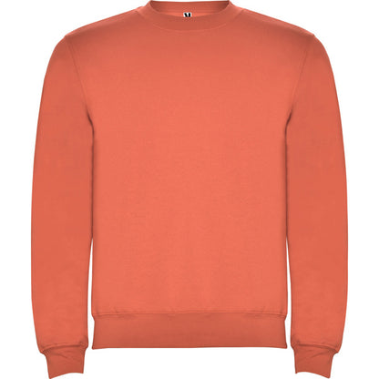 Roly Clasica unisex jumper in coral, ready for logo printing or embroidery
