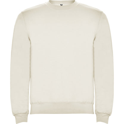 Roly Clasica unisex jumper in vintage white, ready for logo printing or embroidery