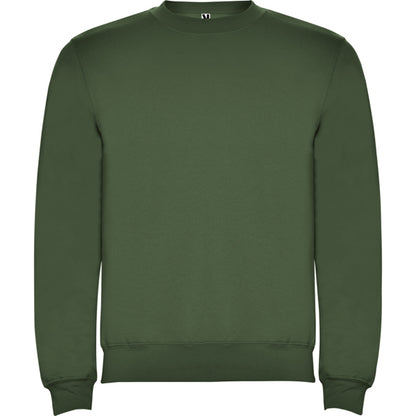 Roly Clasica unisex jumper in venture green, ready for logo printing or embroidery