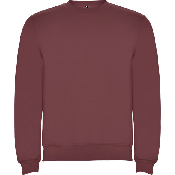 Roly Clasica unisex jumper in berry red, ready for logo printing or embroidery