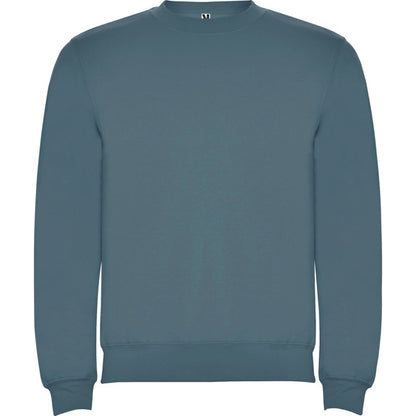 Roly Clasica unisex jumper in storm blue, ready for logo printing or embroidery