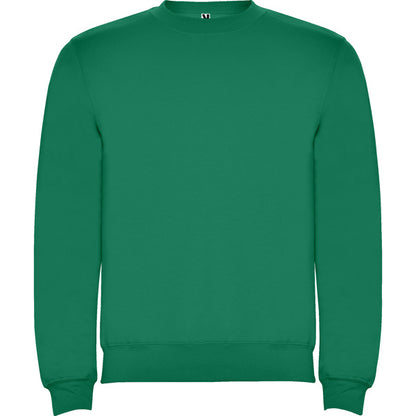Roly Clasica unisex jumper in kelly green, ready for logo printing or embroidery