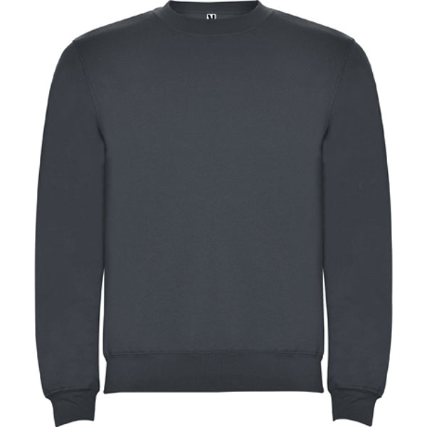 Roly Clasica unisex jumper in ebony, ready for logo printing or embroidery