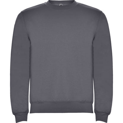 Roly Clasica unisex jumper in lead, ready for logo printing or embroidery