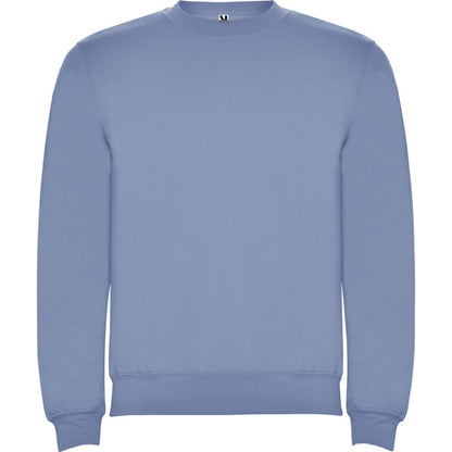 Roly Clasica unisex jumper in zen blue, ready for logo printing or embroidery