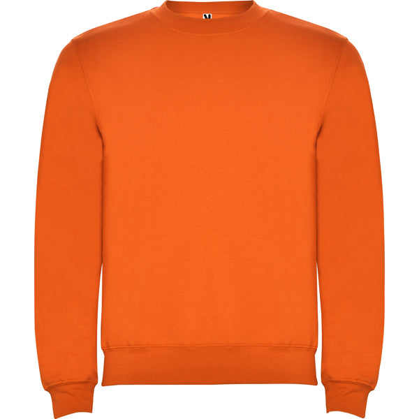 Roly Clasica unisex jumper in orange, ready for logo printing or embroidery
