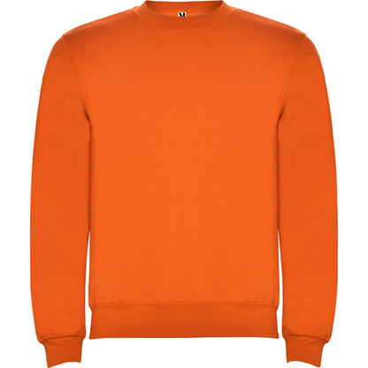 Roly Clasica unisex jumper in orange, ready for logo printing or embroidery