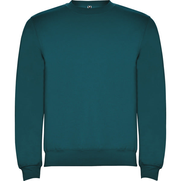 Roly Clasica unisex jumper in blue lake, ready for logo printing or embroidery