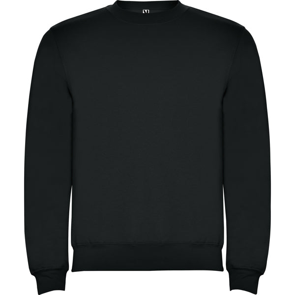Roly Clasica unisex jumper in dark lead, ready for logo printing or embroidery