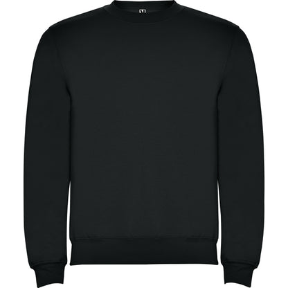 Roly Clasica unisex jumper in dark lead, ready for logo printing or embroidery