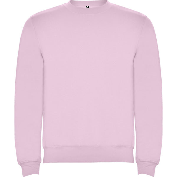 Roly Clasica unisex jumper in light pink, ready for logo printing or embroidery
