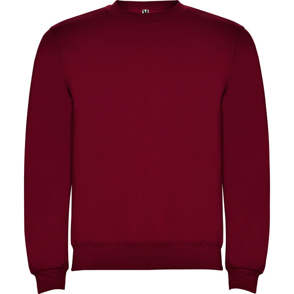 Roly Clasica unisex jumper in garnet, ready for logo printing or embroidery