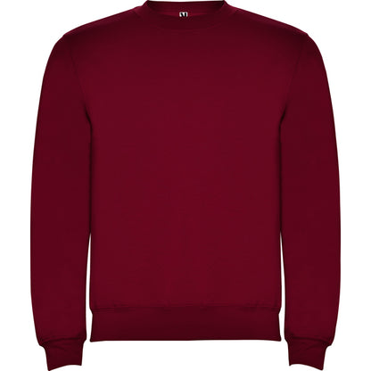 Roly Clasica unisex jumper in garnet, ready for logo printing or embroidery