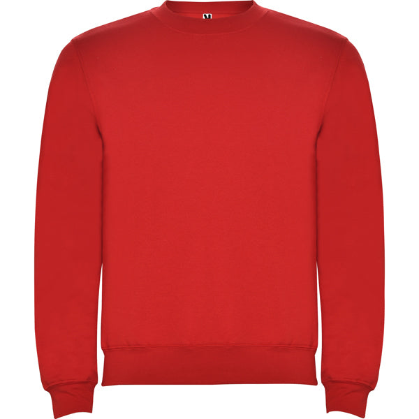 Roly Clasica unisex jumper in red, ready for logo printing or embroidery