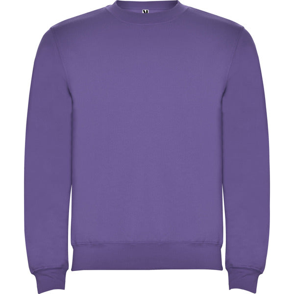 Roly Clasica unisex jumper in iris purple, ready for logo printing or embroidery