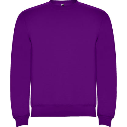 Roly Clasica unisex jumper in purple, ready for logo printing or embroidery