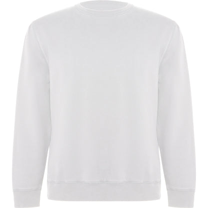 Roly Batian unisex sweatshirt in white, ready for logo printing or embroidery
