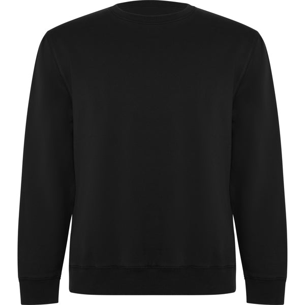 Roly Batian unisex sweatshirt in black, ready for logo printing or embroidery
