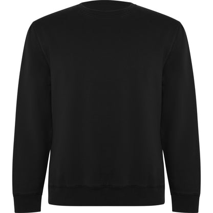 Roly Batian unisex sweatshirt in black, ready for logo printing or embroidery