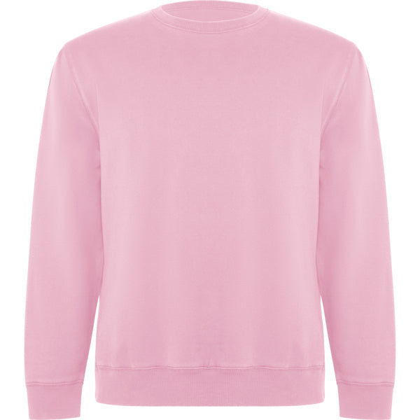 Roly Batian unisex sweatshirt in light pink, ready for logo printing or embroidery