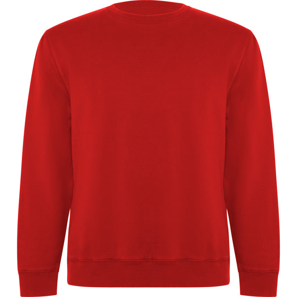 Roly Batian unisex sweatshirt in red, ready for logo printing or embroidery