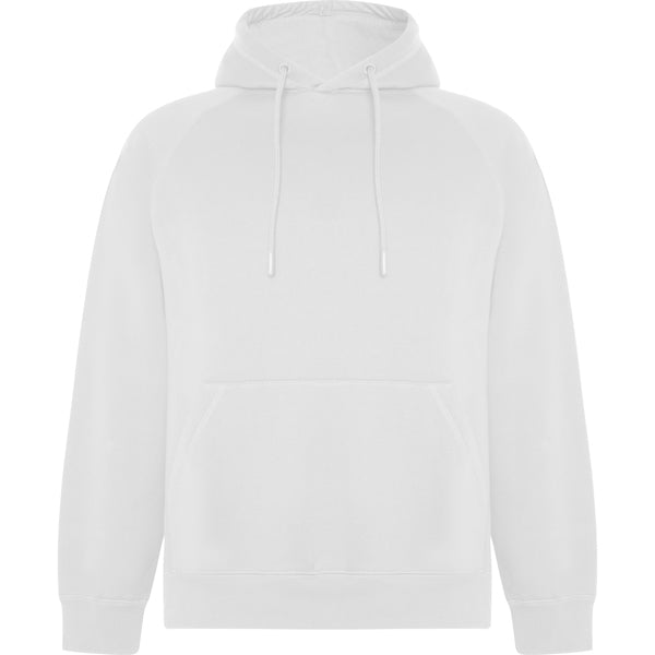 Roly Vinson unisex hoodie in white, ready for logo printing or embroidery