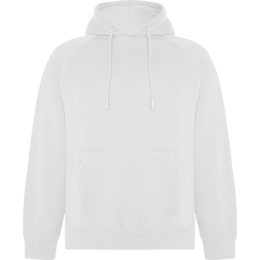 Roly Vinson unisex hoodie in white, ready for logo printing or embroidery