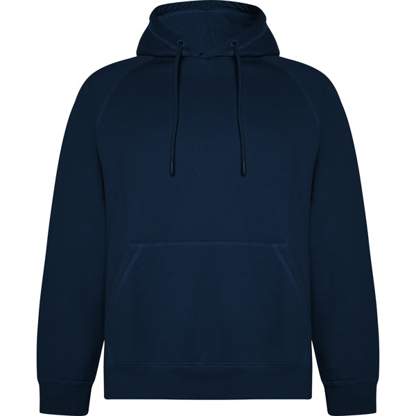 Roly Vinson unisex hoodie in navy blue, ready for logo printing or embroidery