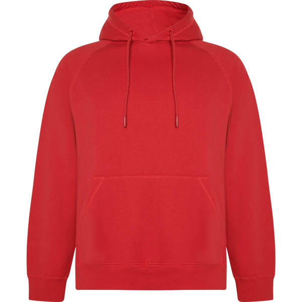 Roly Vinson unisex hoodie in red, ready for logo printing or embroidery