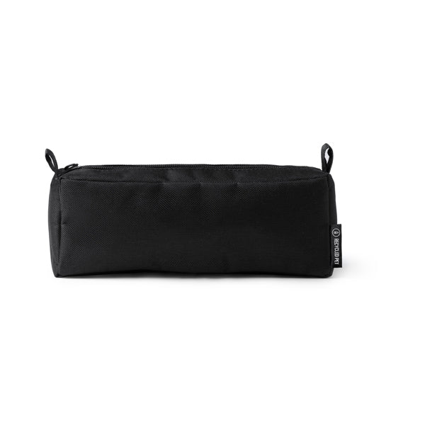 Stamina Sunte RPET pencil case in black, ready for logo printing