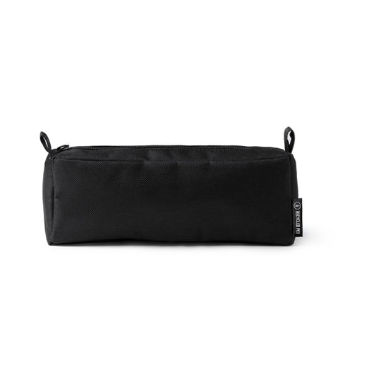 Stamina Sunte RPET pencil case in black, ready for logo printing