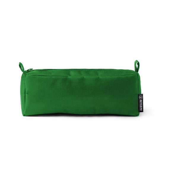 Stamina Sunte RPET pencil case in fern green, ready for logo printing