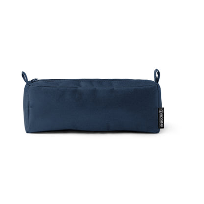 Stamina Sunte RPET pencil case in navy blue, ready for logo printing