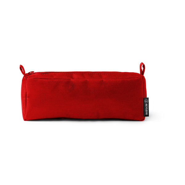 Stamina Sunte RPET pencil case in red, ready for logo printing