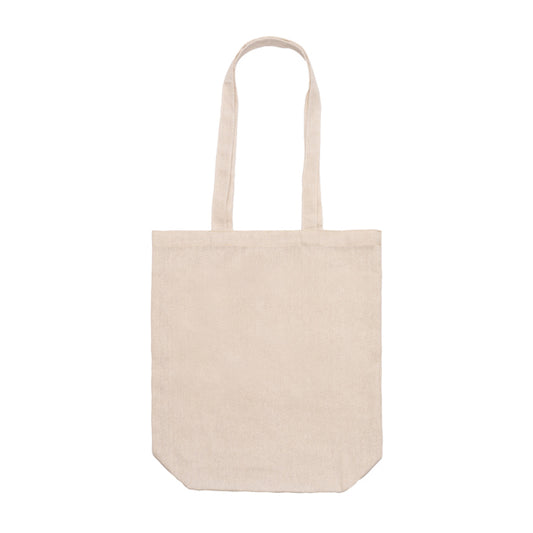 Stamina Dashi polyester tote bag in beige, ready for logo printing