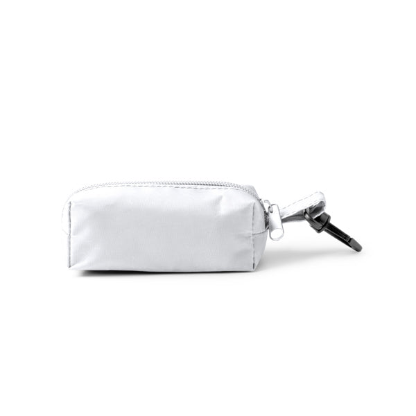 Stamina Minto RPET pencil case in white, ready for logo printing