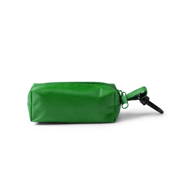 Stamina Minto RPET pencil case in fern green, ready for logo printing