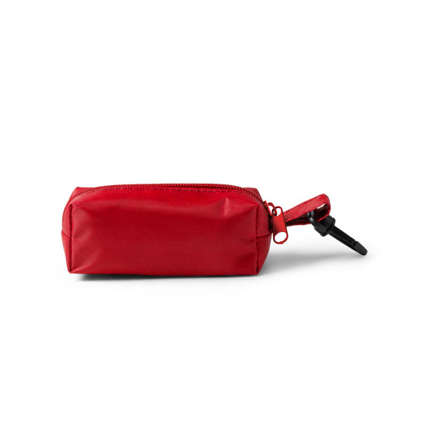 Stamina Minto RPET pencil case in red, ready for logo printing