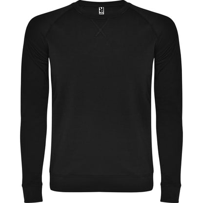 Roly Annapurna men's sweatshirt in black, ready for logo printing or embroidery
