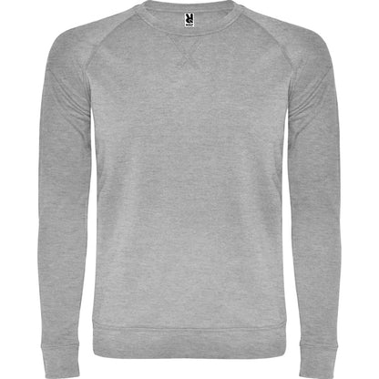 Roly Annapurna men's sweatshirt in heather grey, ready for logo printing or embroidery